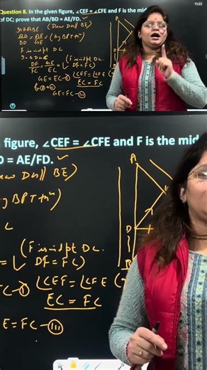 Class 10 Triangles IMP Question | CBSE Board Exam 2026 | Most Expected 🔥