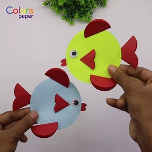 5.5K views · 154 reactions | Incredible origami fish folding instruction. In this video, you can learn how to make paper fish step by step. DIY craft ideas. | Colors Paper | Facebook