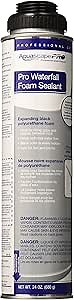 Aquascape PRO Professional Black Foam Sealant for Pond and Waterfall, Installation Tools, 24-Ounces |30096, 24-Ounce