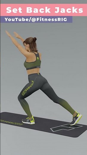 Step up your cardio with Step Back Jacks