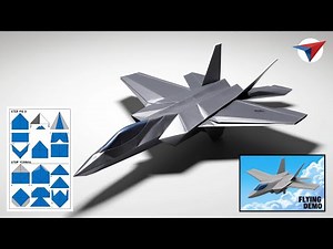 Origami F35 Fighter Jet | Step-by-Step Tutorial & Flying Demo
