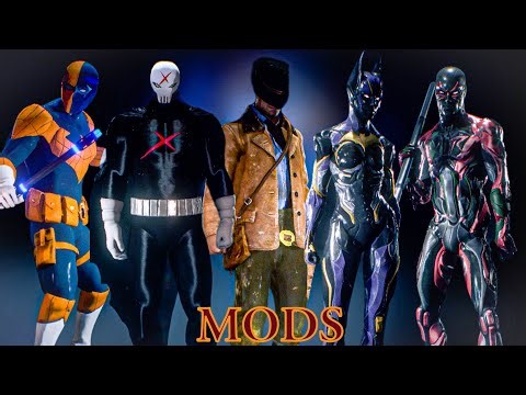 Mod suit bundle showcase for arkham knight