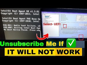 How To Fix Intel (r) Boot Agent GE v1.3.81|Intel (r) Boot Agent GE v1.3.81|intel (r) boot agent PXE