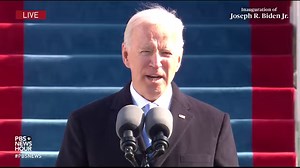 39K views · 1K reactions | "I know speaking of unity, can sound to some like a foolish fantasy these days. I know the forces that divide us are deep and they are real, but I also know they are not new" President Biden speaks about the importance of unity in his first address after taking the oath of office | PBS NewsHour | Facebook