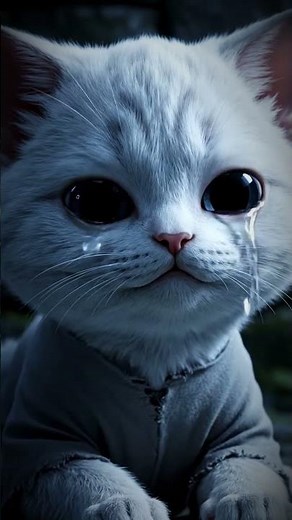 Two Cute Kitten are Crying So sad #cat