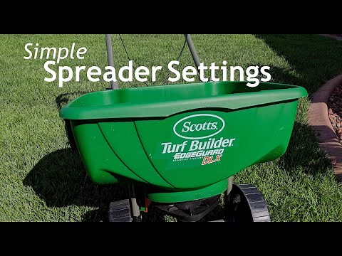 DIY Lawn Care - Which Spreader Setting To Use For Fertilizer Applications