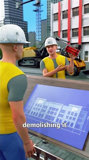 The Building That Walked to Its New Home #shorts #WalkingBuilding #EngineeringMiracle