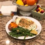 Baked Cod with Cream Sauce