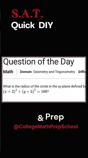 SAT Math Question of the Day Problem 3 #digitalsatprep #satmath #collegeboard #questionoftoday