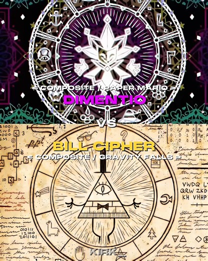 Dimentio vs Bill Cipher
