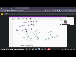 NPTEL Essential Mathematics For Machine Learning Week 7 Tutorial