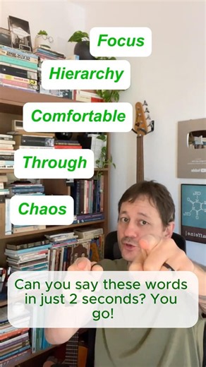 Can you say "CHAOS and HIERARCHY" correctly in English? 🇺🇸🇬🇧