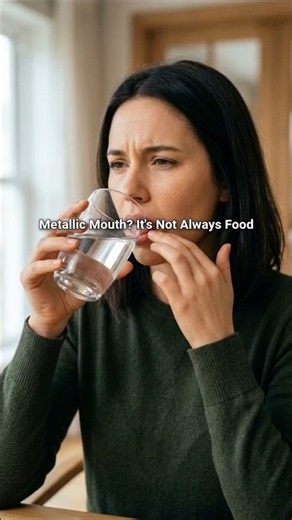 🦷WHY DOES YOUR MOUTH TASTE METALLIC?