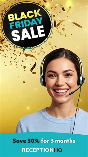 BLACK FRIDAY IS HERE and we've got the deal you've been waiting for! Imagine starting 2026 with a professional virtual receptionist handling all your business calls - no more juggling your phone while trying to get actual work done, no more missed opportunities, and no more "sorry, I was in a meeting" apologies to potential clients. For a limited time, we're offering 30% off our virtual reception services for 3 months. That's three whole months of professional call answering at an incredible pri