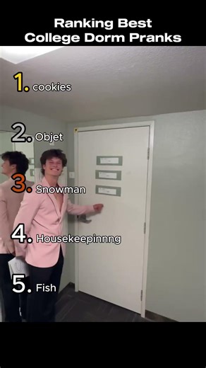 Ranking Best College Dorm Pranks