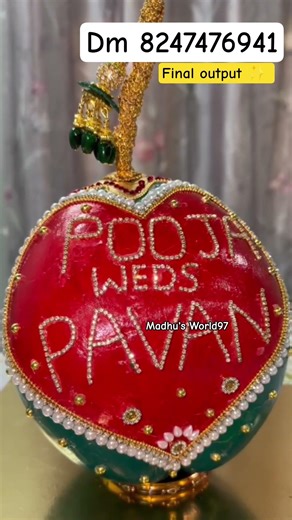 customized kobari bondam final output✨️#wedding#trending #foryou#support#beautiful#yt #new#order🛍💫🎨