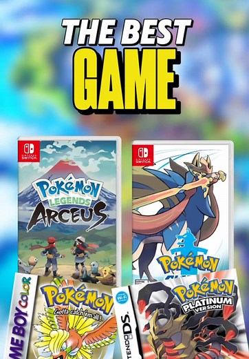 The Best Pokémon Game from Each Generation