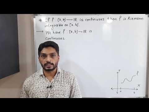 Riemann Integration | Lecture 21 | Every Continuous Function is Riemann Integrable