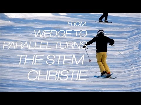 Basics 02 FROM WEDGE TO PARALLEL TURNS PROGRESSION THE STEM WEDGE CHRISTIE