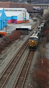 3.7K views · 53 reactions | Train  traveling through the South Side today #trains #pittsburgh #traintracks | View Pittsburgh | Facebook