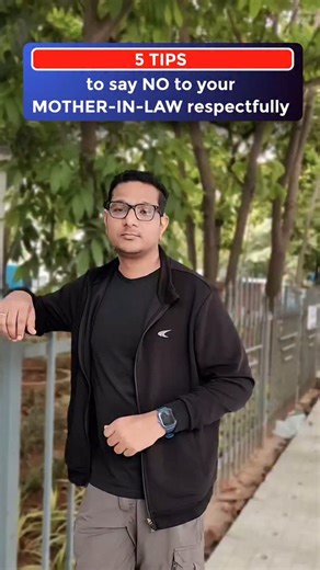 3.4K views · 282 reactions | Setting boundaries doesn’t mean being disrespectful  It means protecting your peace while keeping relationships healthy  Here are 5 polite ways to say NO to your mother-in-law without hurting feelings — because respect and self-respect can go hand in hand  #HealthyBoundaries #FamilyRespect #PeacefulRelationships | Marriage Coach Alok | Facebook