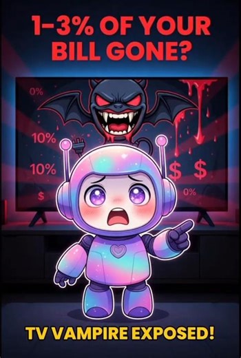 TV Stealing 1–3% of Your Bill While Off? 😱 Streaming Vampire Exposed! #smarthome2026 #homeautomation