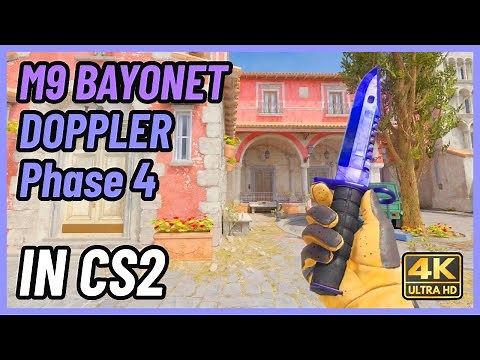 ★ CS2 M9 Bayonet Doppler (Phase 4) | CS2 Knife In-Game Showcase [4K]