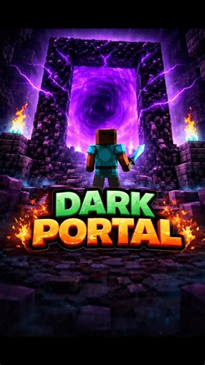Exploring the Most Dangerous Dark Portal in Minecraft!😱💀#minecraft#gaming#gamerfleet#shortvideo