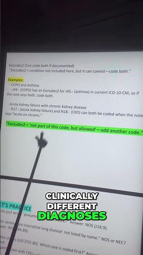 Acute vs Chronic Kidney Disease | ICD-10 Excludes 1 & 2 Coding Explained #medicalcoding