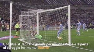 La top 10 dei migliori momenti del Capitano Francesco Totti nei Derby della Capitale. Totti, insieme a Da Costa, è il capocannoniere dei derby di Roma con 11 reti all'attivo. Fenomenale! | I Bomber della Roma