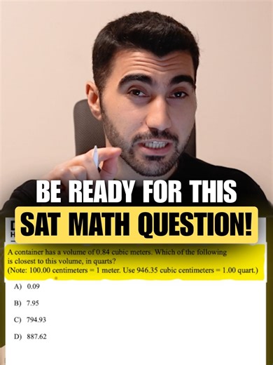 Can you solve this? 💭👉 #SAT #PSAT #digitalsat | Sat