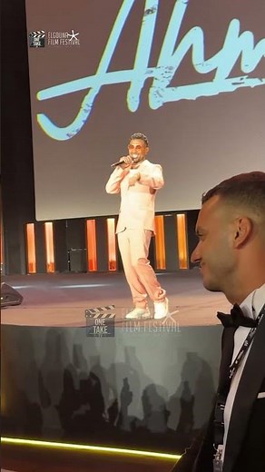 مكسرات احمد سعد في ختام مهرجان الجونة السينمائي