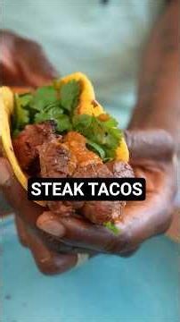 Steak taco's met heel veel verborgen groenten... van de barbecue natuurlijk!