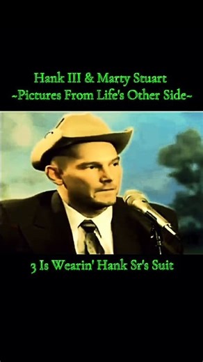 Hank 3/Hank Williams III 🤘 ⚡️🤘 Hank3 on the The Marty Stuart Show. 3 doin' one of his grandfather's songs ~Pictures From Life's Other Side~ #hank3 #hankIII #hankwilliamsiii #martystuart #countrymusic #classiccountry #outlawcountry #cowpunk #nashville #singersongwriter #honkytonk #hankwilliams #Respects Saving Country Music | Wyatt Ward