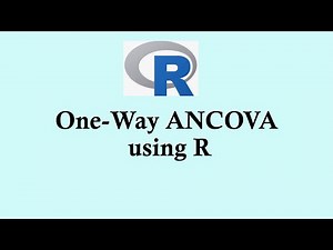 Statistics using R programming | One-Way ANCOVA using R