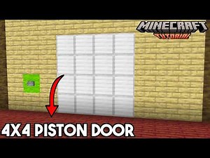 4x4 Hipster Door | Minecraft 26.2 Redstone Tutorial