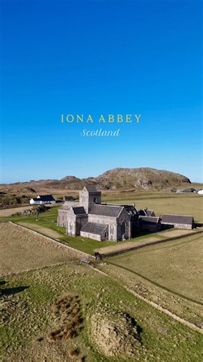 ✝️ Have you made the pilgrimage to Iona Abbey? 🎥 Cam.clicks.scotland #iona #isleofiona #ionaabbey | Isles of Mull, Iona & Ulva, Scotland