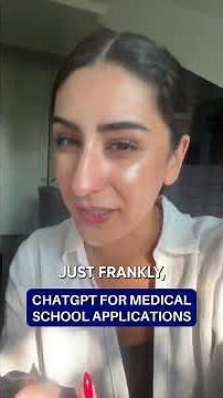 Chat GPT For Med School Applications