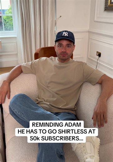 SUBSCRIBE TO OUR YOUTUBE CHANNEL ‘AT HOME WITH THE THOMAS BROS’ TO SEE ADAM SHIRTLESS! 🫣🤫 #thomasbros #athomewiththethomasbros
