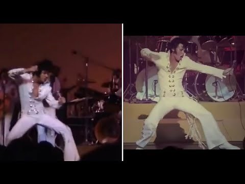 Elvis Presley & Austin Butler Side by Side “Suspicious Minds” Performance in Vegas 1970