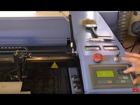 Easy learning, how to use a 100w CO2 Laser, Laser engraving
