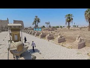 Avenue of Sphinxes at The Luxor Temple