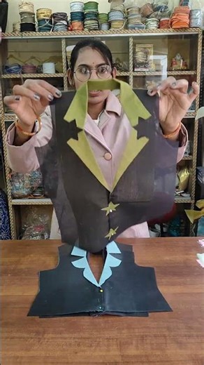 Easy Coat Collar Founder🙏... दुनिया का सबसे यूनिक तरीका कोट कलर बनाने का।#yt #silai #coatcollar