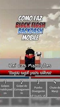 BLACKFLASH PARA MOBILE!!?? #jujutsushenanigans #tutorial #shorts #anime