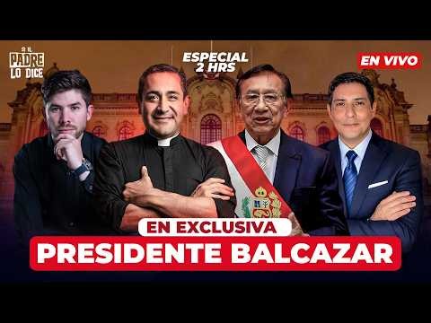 LIVE 🔴 FATHER LUIS BAZALAR EXCLUSIVE INTERVIEW WITH PRESIDENT JOSÉ MARÍA BALCAZAR.