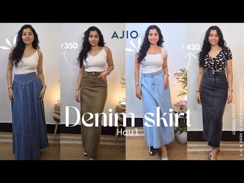 *AJIO* High waist Denim | Starting from ₹350 | Try on haul