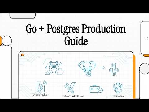 Go + Postgres: The Complete Production Database Guide (Connection Pool + pgx + sqlc + Outbox)