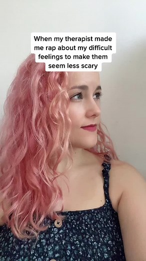 It’s a real technique called cognitive defusion 😂 and it works! #therapy #therapytiktok #therapysessions #acceptanceandcommitmenttherapy