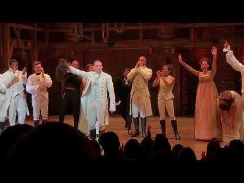 Anthony Ramos and Carleigh Bettiol Final Curtain Call on Hamilton