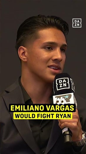 Emiliano Vargas is open to a future clash with Ryan Garcia down the line 🔥 #shorts